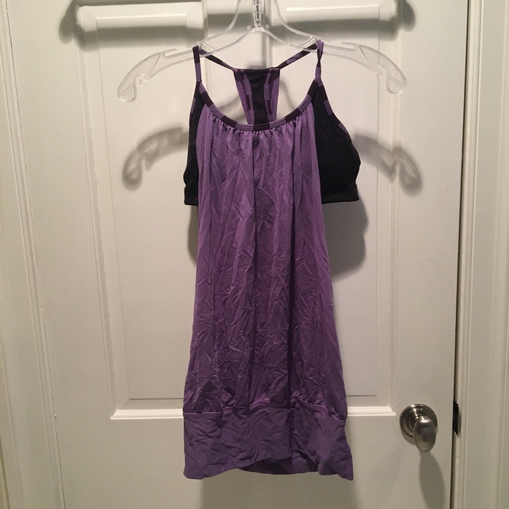 Purple Flowy Lululemon Tank Top Size 4